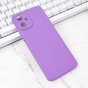 Torbica Silikon Pro Camera za Samsung A065F Galaxy A06 4G ljubicasta