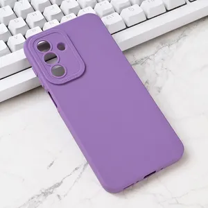 Torbica Silikon Pro Camera za Samsung A266B Galaxy A26 5G ljubicasta