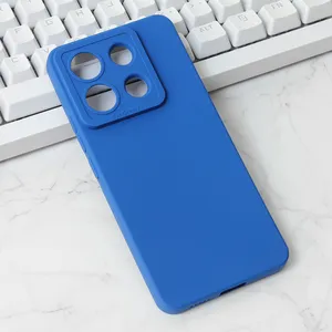 Torbica Silikon Pro Camera za Xiaomi Redmi Note 13 Pro 5G (EU) tamno plava