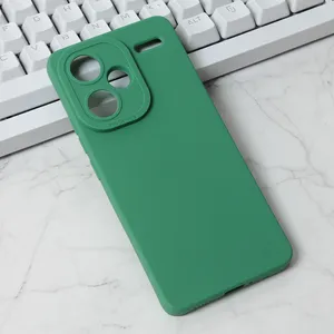 Torbica Silikon Pro Camera za Xiaomi Redmi Note 13 Pro Plus (EU) zelena