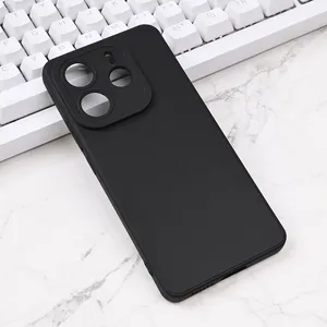 Torbica Silikon Pro Camera za Xiaomi Redmi Note 14 5G crna