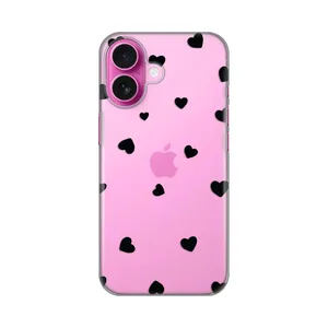 Torbica Silikonska Print Skin za iPhone 16 6.3 Hearts