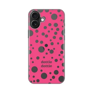 Torbica Silikonska Print Skin za iPhone 16 Plus 6.9 Dottie Dottie Pink