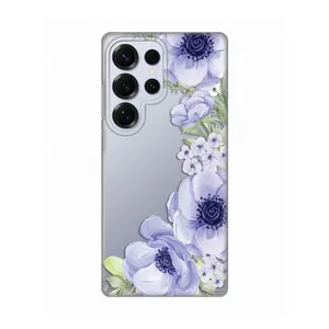 Torbica Silikonska Print Skin za Samsung S938B Galaxy S25 Ultra Blue Roses