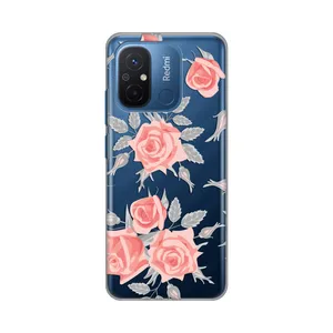 Torbica Silikonska Print Skin za Xiaomi Redmi 12C Elegant Roses