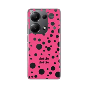 Torbica Silikonska Print Skin za Xiaomi Redmi Note 13 Pro 4G Dottie Dottie Pink