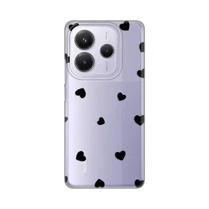 Torbica Silikonska Print Skin za Xiaomi Redmi Note 14 5G Hearts