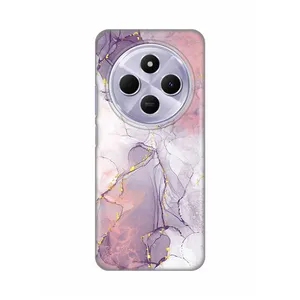 Torbica Silikonska Print za Xiaomi Redmi 14C Pink Marble