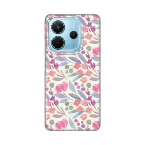 Torbica Silikonska Print za Xiaomi Redmi Note 14 4G Watercolor Flower