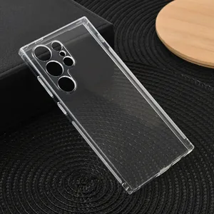 Torbica silikonska Ultra Thin with pluggy za Samsung S928B Galaxy S24 Ultra transparent