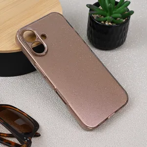 Torbica Sparkle Dust za iPhone 16 6.1 roze zlatna