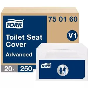 Tork papir za wc dasku higijenski V1 beli (250 list)