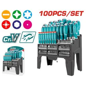 Total 100-delni set šrafcigera THT2506100