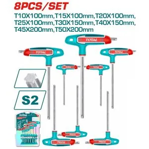 Total 8-delni set torex sa T-ruckom THHW80836