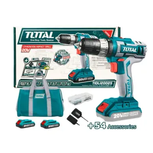 Total Li-ion Akumulatorska udarna bušilica + torba TIDLI20025