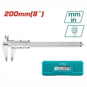 Total Metalni šubler, kutija, 200mm TMT312001