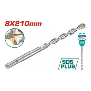 Total SDS plus burgija 8 X 210mm,krstasti vrh TAC310803C