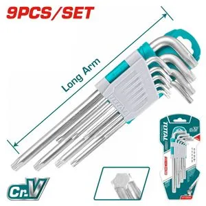 Total Set torx ključeva dugački T10-T50mm 9/1 THT106392