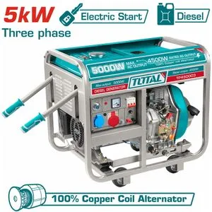 Total Trofazni dizel agregat,5KW,elektro start TP450003