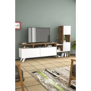 Tower - White, Walnut White
Walnut TV Unit