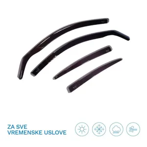 TOYOTA YARIS BOČNI VETROBRAN ZA MODEL SA 5-RO VRATA (SET/PREDNJI/ZADNJI) 2006-2011G.