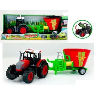 Traktor vertimiks prikolica