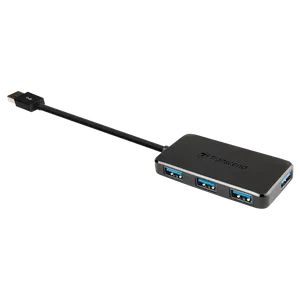 Transcend TS-HUB2K USB 3.0 Hub, 4-Port, Up to 5Gb/s