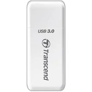 Transcend TS-RDF5W Card reader, Mini F5, USB3.0, SD/MicroSD SDHC/SDXC/UHS-I, White