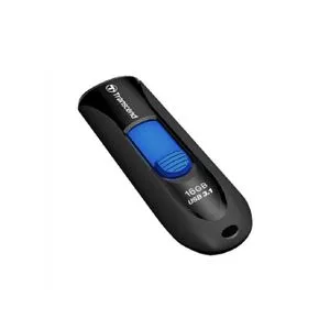 Transcend TS16GJF790K USB 16 GB, JetFlash 790K, USB3,1. 100/12 MB/s, Retractable, Black/Blue