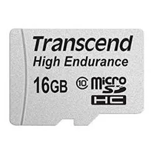 Transcend TS16GUSDHC10V Micro SD 16GB (Class 10), w/SD adapter Video Recording