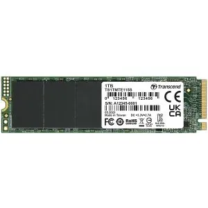 Transcend TS1TMTE115S M.2 NVMe 1TB, 2280, PCIe Gen 3x4, TLC, DRAM-less, Single-sided