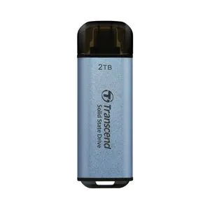 Transcend TS2TESD300C 2TB, Portable SSD, ESD300C, USB 10Gbps, Type C, Sky Blue