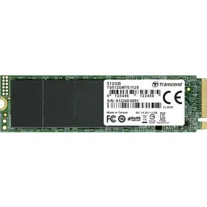 Transcend TS512GMTE112S M.2 NVMe 512GB, 2280, PCIe Gen 3x4, M-Key, 3D TLC, DRAM-less, Single-sided