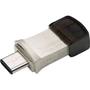 Transcend TS64GJF890S USB 64GB JetFlash 890S, USB3.1, USB Type-C, OTG, 90/30 MB/s, Metalic, Ultra...
