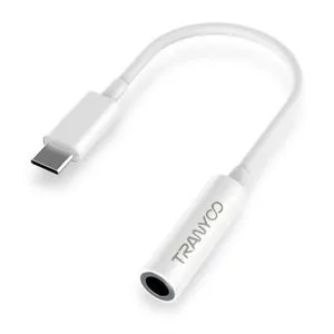 TRANYOO audio adapter T-E6 USB Type C na 3.5mm BELI