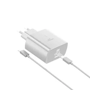 TRANYOO Kućni punjač T-SA7C 45WPD+KABL Type-C na Type-C 60W BELI