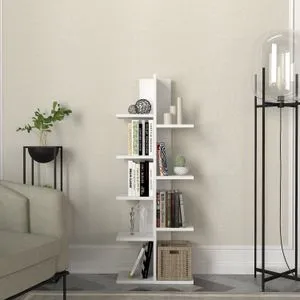 Tree - White White Bookshelf