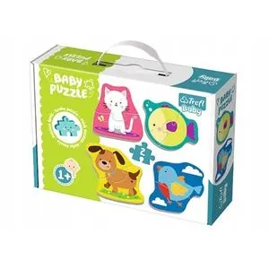 Trefl Baby puzzle životinje 4 slagalice od 2 dela