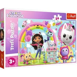 Trefl Gabby's Dollhouse maxi puzzle 24 dela