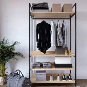 Trend - L610 Oak Wardrobe