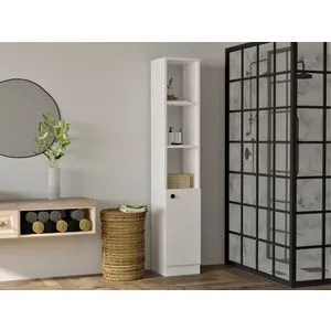 Trend - White White Bathroom Cabinet