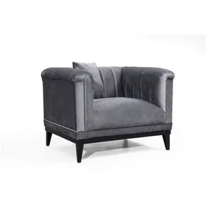 Trendy - Dark Grey Dark Grey Wing Chair