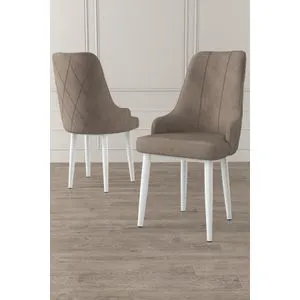 Trex - Cappuccino, White Cappuccino
White Chair Set (2 Pieces)