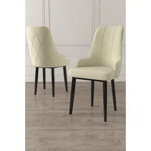 Trex - Cream, Black Cream
Black Chair Set (4 Pieces)