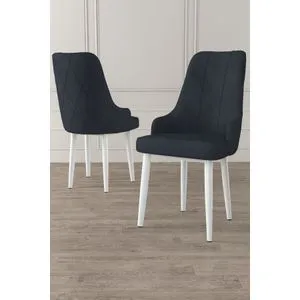 Trex - Set stolica u antracitnoj i beloj boji (6 komada)