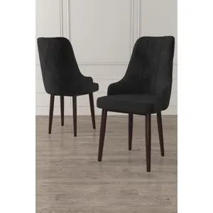 Trex - Set stolica u crnoj i smešnoj boji (4 komada)