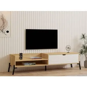 Trezza - Sapphire Oak, White Sapphire Oak
White TV Stand