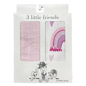 Tri Drugara Muslin Tetra Pelene 80X80Cm