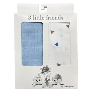 Tri Drugara Muslin Tetra Pelene 80X80Cm