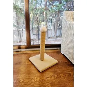 Tırma L - Cream Cream Cat Scratching Post